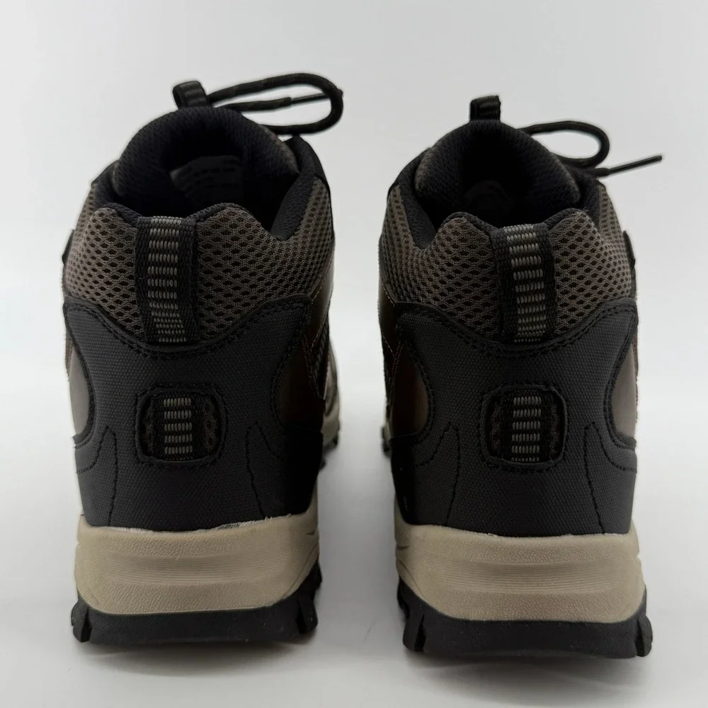 Eddie Bauer Graham Hiking Boot Brown Leather Men 8.5M Waterproof‎ Outdoor Trail